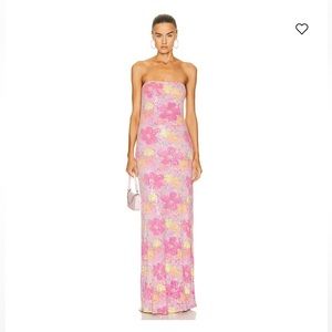 VALENTINES DAY SPECIAL! NWT Loveshackfancy Tannie Tube Dress in Passion Sound